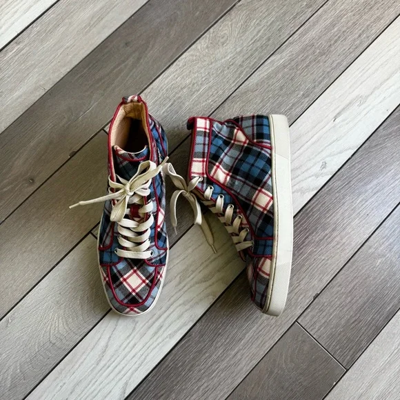 Christian Louboutin Rantus Orlato Flat High
"Tartan" Plaid | Size: 41 - Picture 1 of 16
